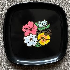 Couroc floral/four flowers tray from Western Airlines